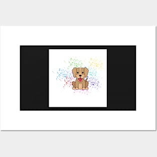 Cute Brown Dog Posters and Art